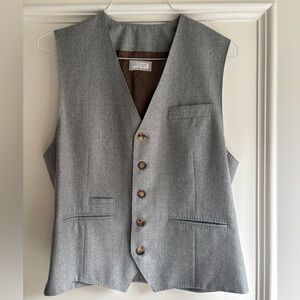 Brunello Cucinelli Gray Wool Vest/Waist Coat